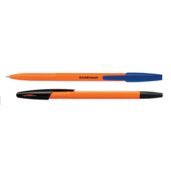 Ручка шариковая ERICH KRAUSE "R-301" син 0.7/140мм корп оранж