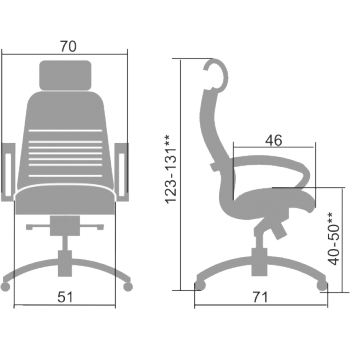 Кресло руководителя SAMURAI KL-2.03